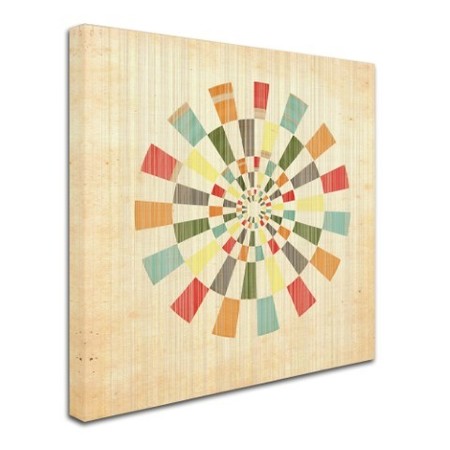 Trademark Fine Art Tammy Kushnir 'Pinwheel' Canvas Art, 18x18 ALI11233-C1818GG